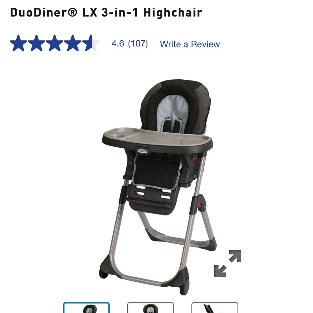 Graco DuoDiner LX 3-in-1 Highchair
